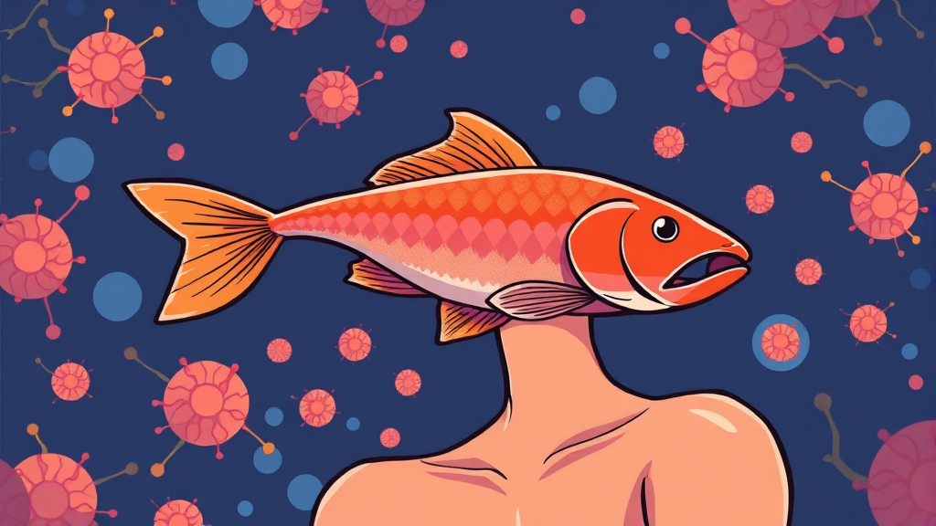 손상된 피부, DNA 재생으로 되살리는 원리 (cartoon 스타일)