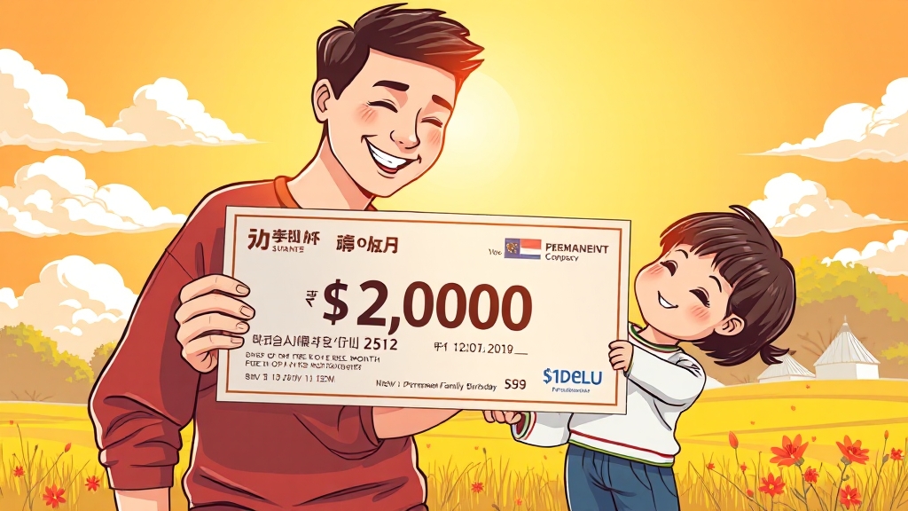 선지급금 규모 및 시기 (cartoon 스타일)