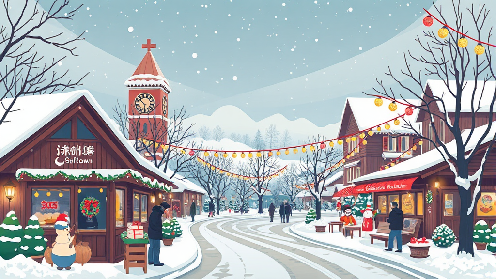 태백사랑상품권, 알뜰 여행의 핵심! (illustration 스타일)