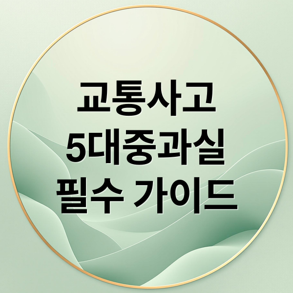 교통사고
5대중과실
필수 가이드 (교통질서 5대 중대과실 위법 시 보험 혜택을 못받을까? 받을 수 있는 사례는 어떤 사례가 있을까?)