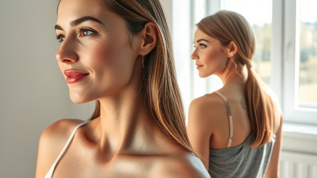 레이저 제모 전후 변화 (realistic 스타일)