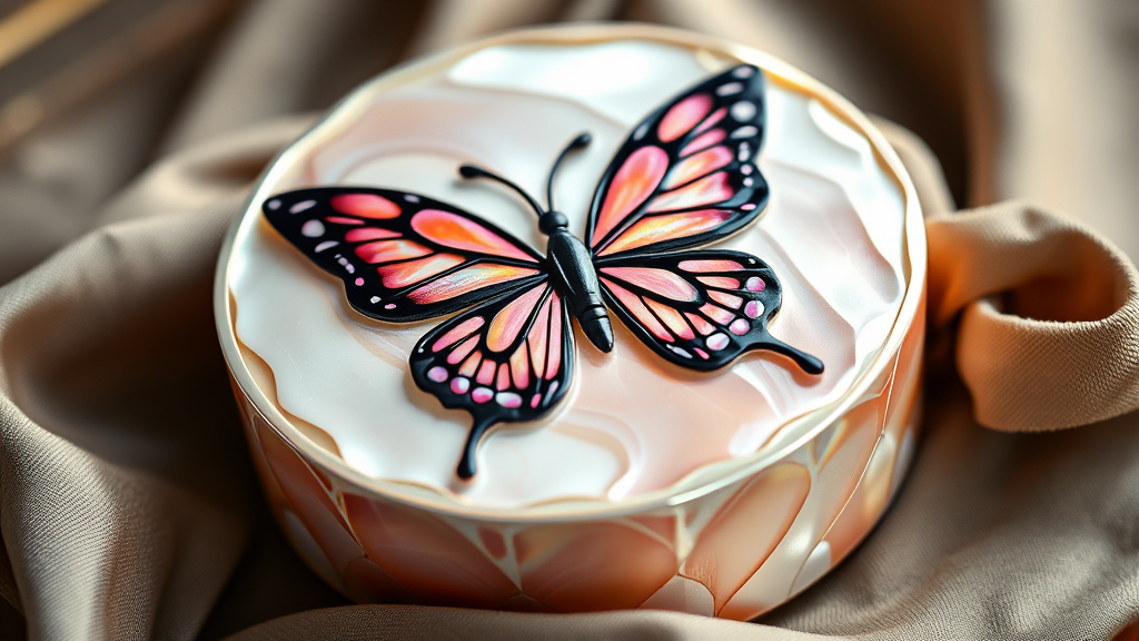 자개함 디자인의 의미 (realistic 스타일)