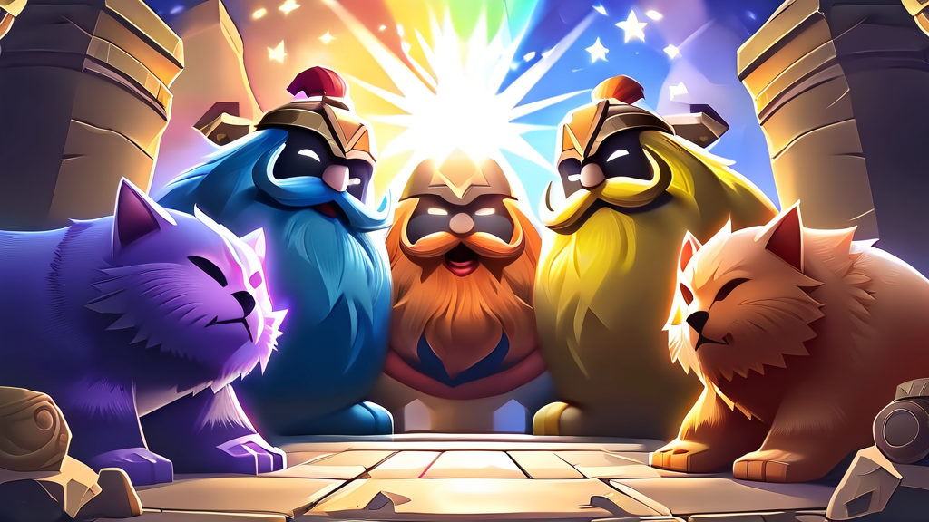 신들의 성역 시스템 상세 분석 (cartoon 스타일)