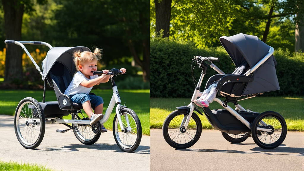 올보르 트라이크 vs. 일반 이동 수단 비교 (realistic 스타일)