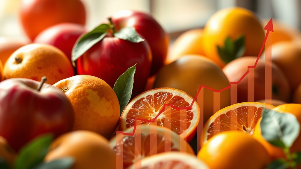 생산자물가 A to Z 6 품목별 가격 변동 분석 (realistic 스타일)