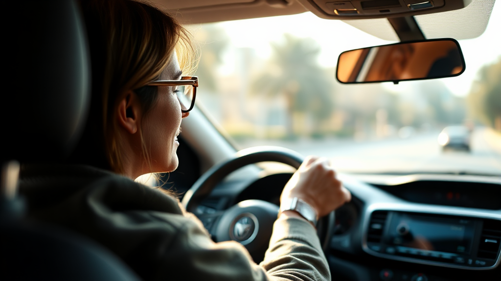 주정차 단속 알림 서비스, 편리함과 경제적 효과 (realistic 스타일)