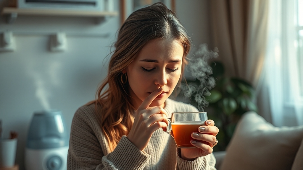 축농증 자가 관리법: 코 세척, 식단, 생활 습관 (realistic 스타일)