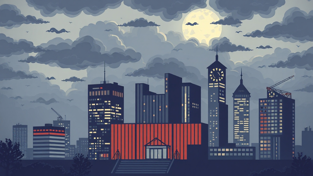 기업의 속사정: “비용 부담 어떡해?” (illustration 스타일)