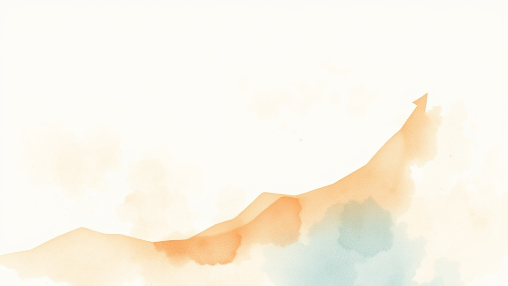 최근 주가 급등 배경 분석 (watercolor 스타일)