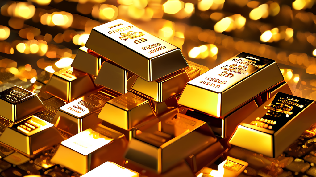 다양한 금 투자 수단 비교 (realistic 스타일)