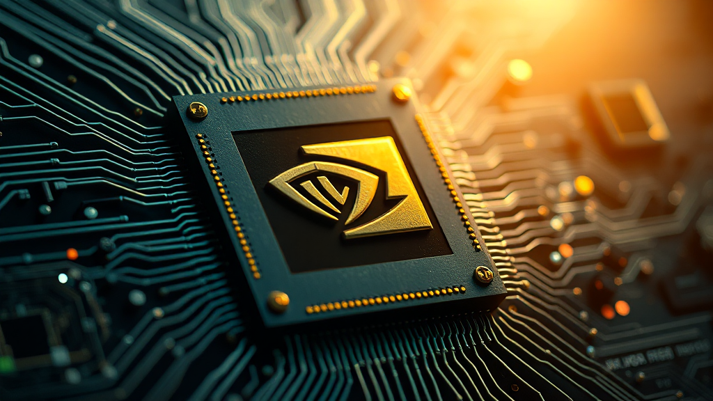 엔비디아 실적, 코스피 영향은? (realistic 스타일)