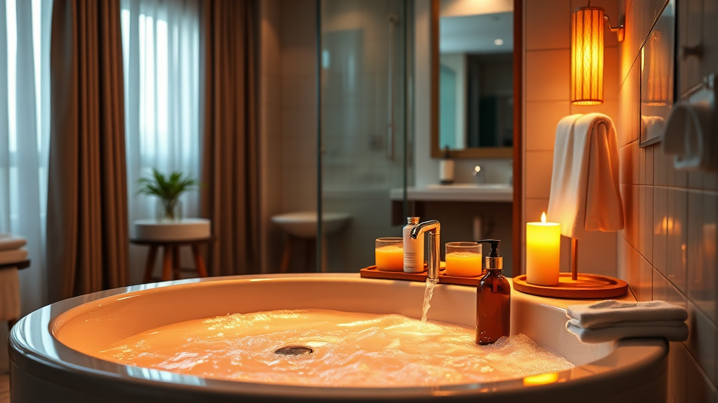 욕실 & 어메니티: 꼼꼼한 준비 (realistic 스타일)