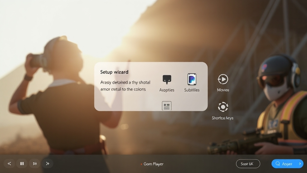 곰플레이어 설정 팁 (realistic 스타일)