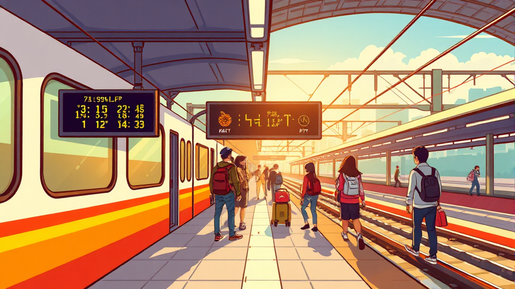 스마트한 시간표 조회 & 노선 확인 (cartoon 스타일)