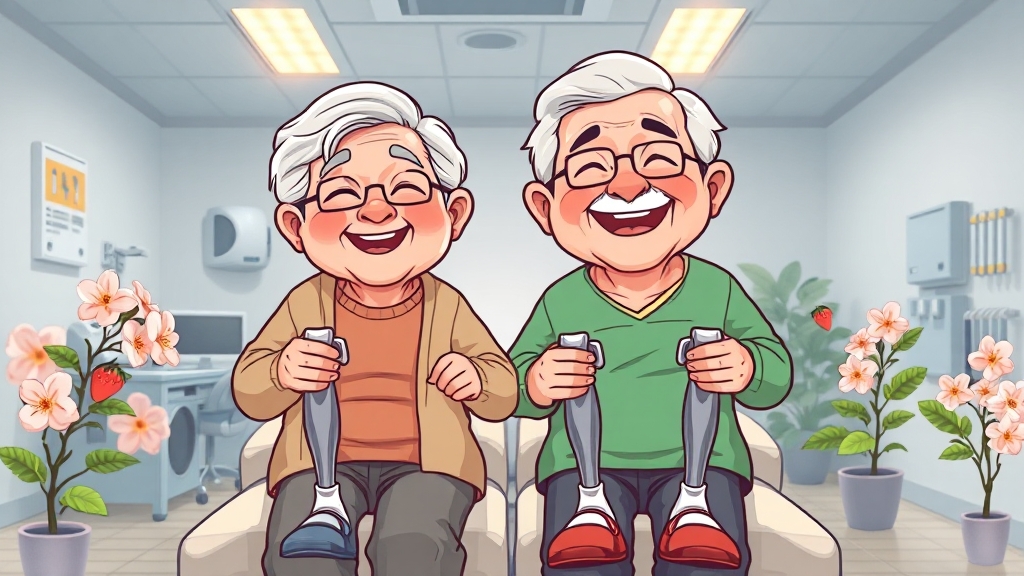 무릎 수술비, 지원받을 수 있나요? (cartoon 스타일)