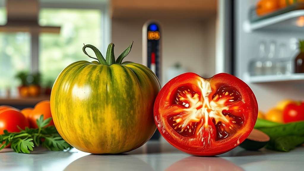 실온 vs 냉장, 뭐가 좋을까? (realistic 스타일)