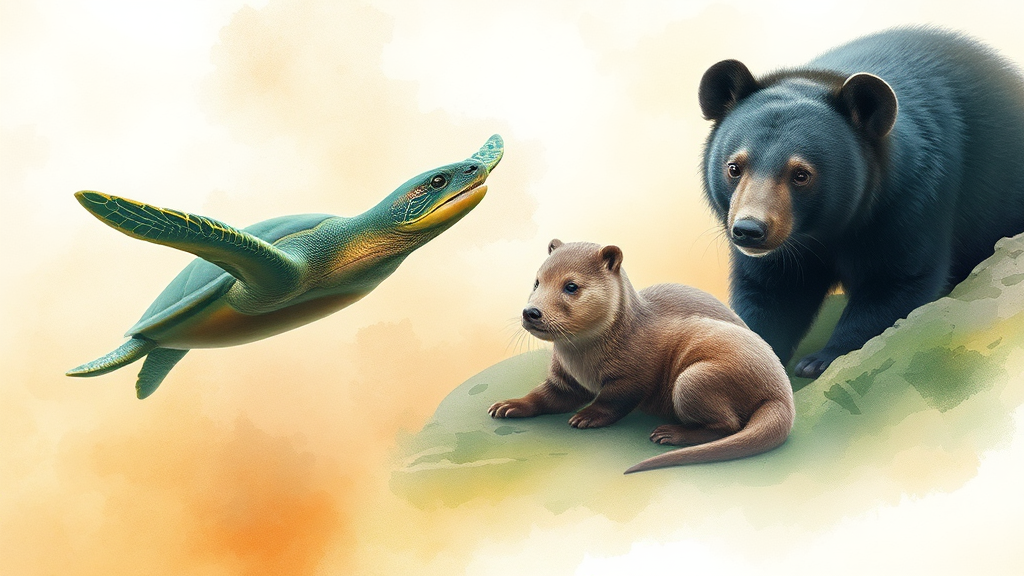 국내 보호 현황은? (watercolor 스타일)