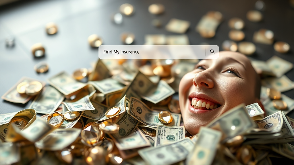 내보험찾아줌을 통한 간편 조회 (realistic 스타일)