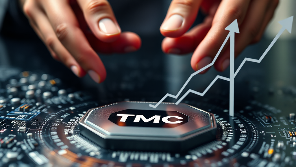 티엠씨 상장일 유통 가능 물량 분석 (realistic 스타일)