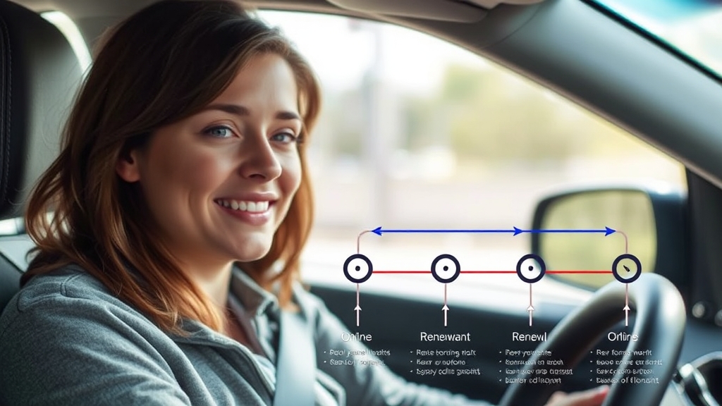 운전면허 갱신, 어떻게 할까? (realistic 스타일)