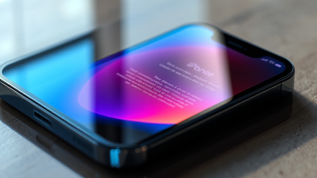 iOS 26: 주요 업데이트 & 기능 (realistic 스타일)