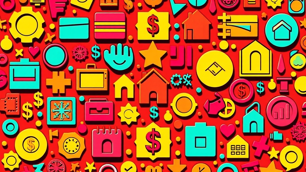 신용점수 평가 기준 및 항목 (popart 스타일)