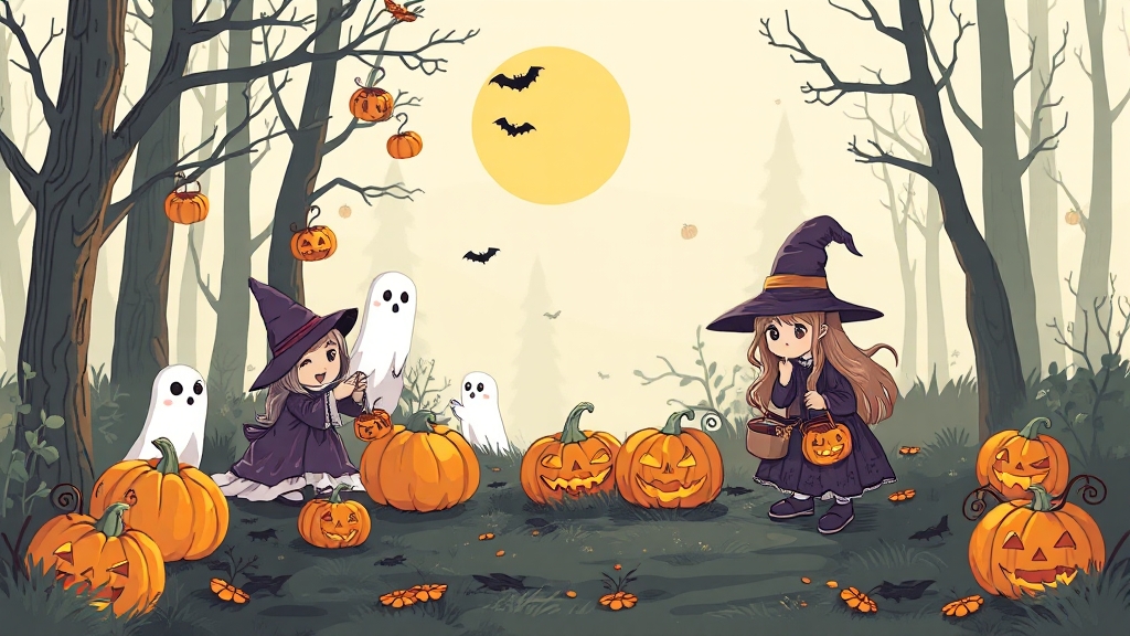 할로윈 의상 및 분장 아이디어 (illustration 스타일)