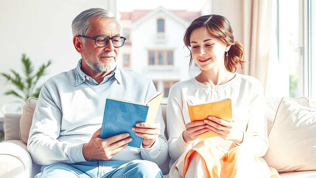 치매 대비, 유언대용신탁으로! (watercolor 스타일)