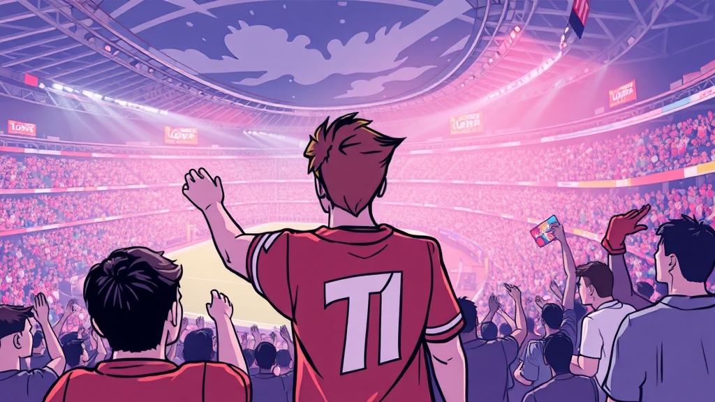 LCK 경기 직관 정보 (illustration 스타일)