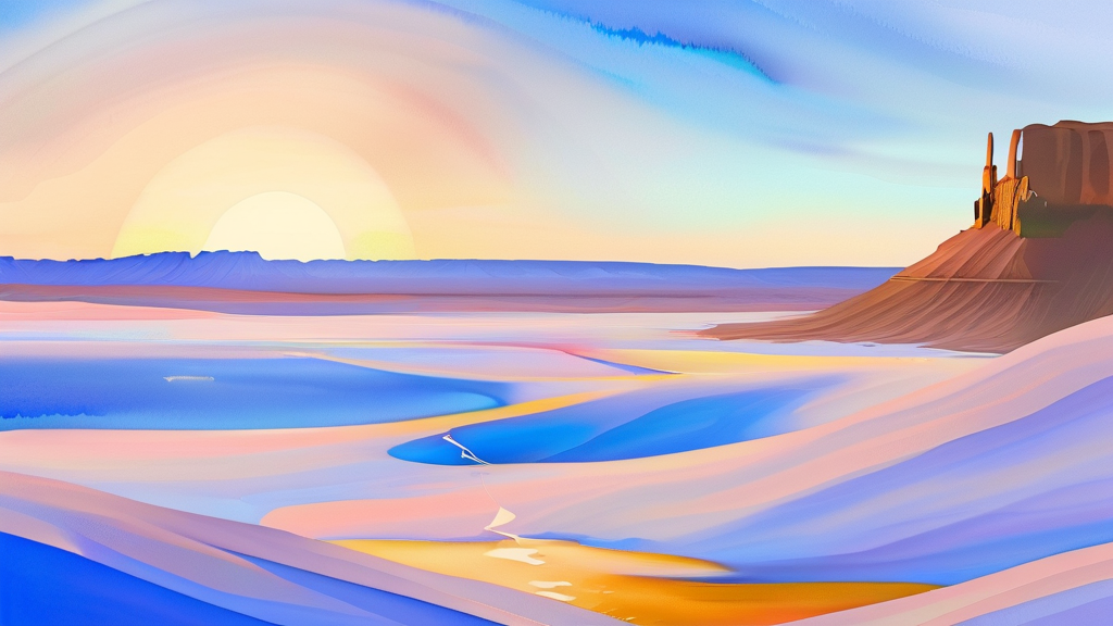 기후동행카드 확대, 미래 교통 정책의 방향 (watercolor 스타일)