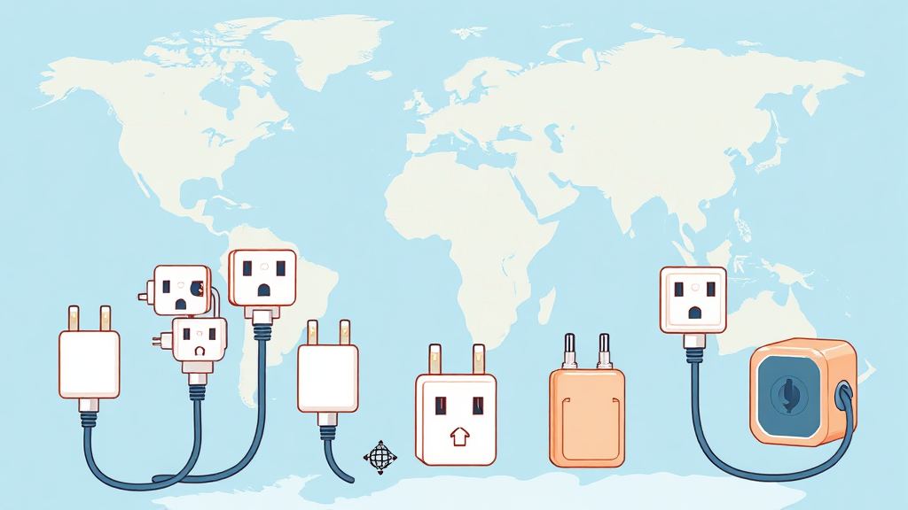 플러그 교체형 충전기란? (illustration 스타일)