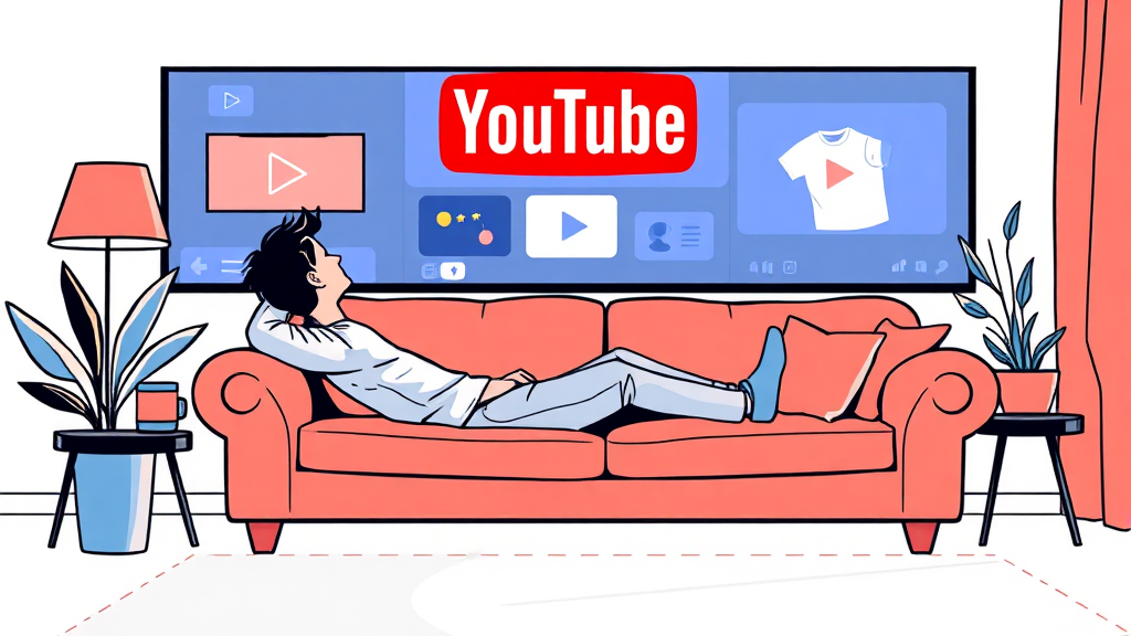 유튜브 프리미엄, 왜 싸게 써야 할까? (illustration 스타일)