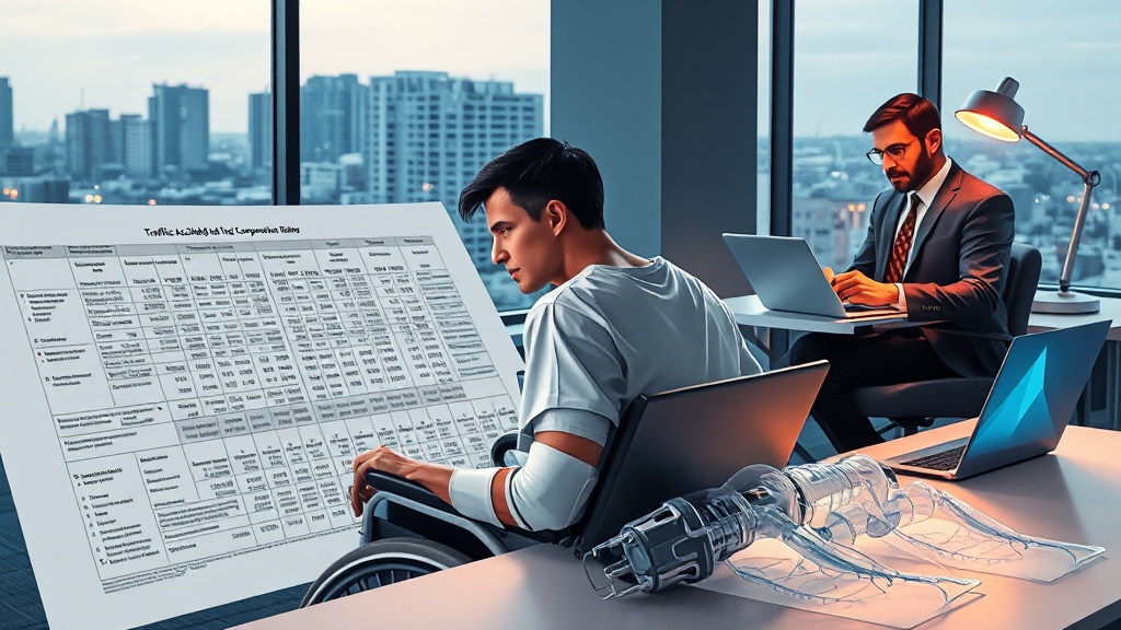 치료비 및 보상 항목 상세 분석 (illustration 스타일)