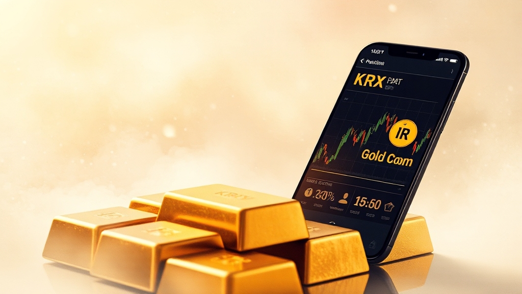 금 거래 방법 및 구매 팁 (watercolor 스타일)