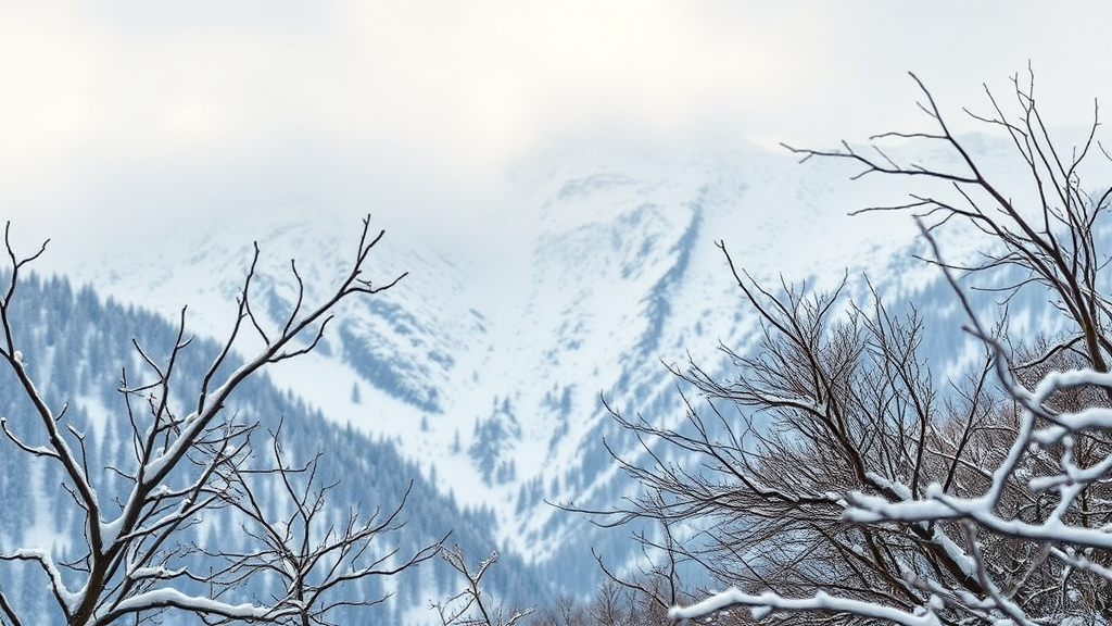 전국 비/눈, 기온 급강하 (realistic 스타일)