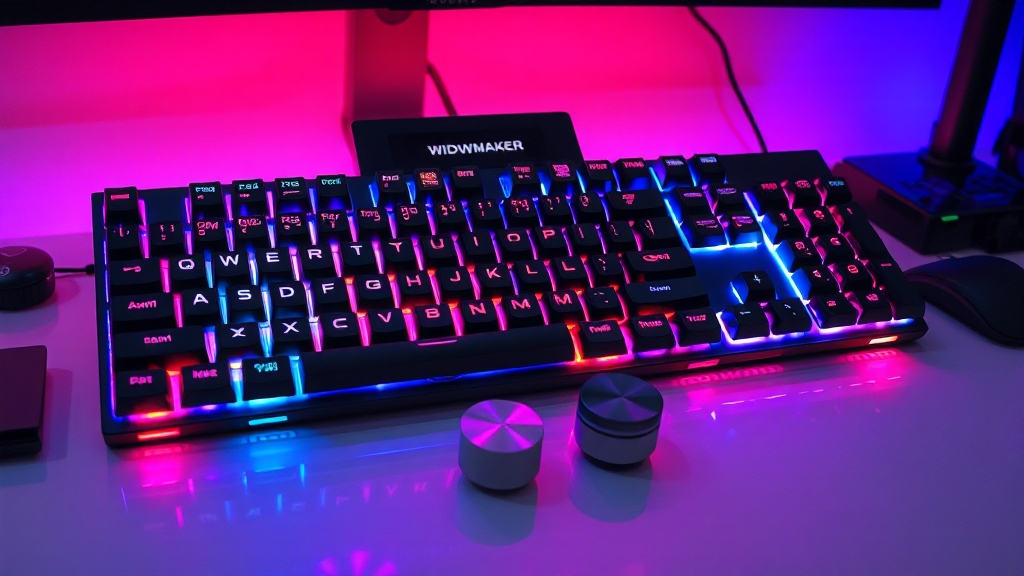 독거미 키보드: 매력 포인트 (realistic 스타일)