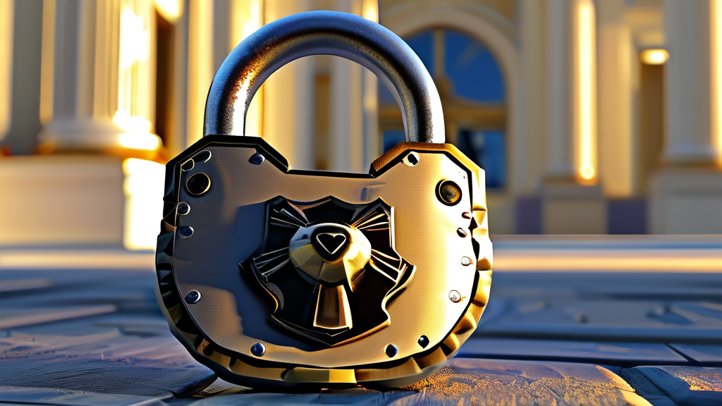 고객 정보 유출 사태와 금융당국의 강력한 제재 (realistic 스타일)