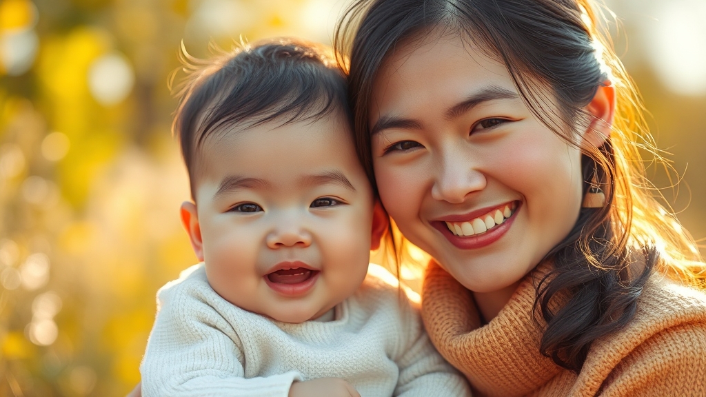 아동수당과 부모급여 중복 수령 (realistic 스타일)