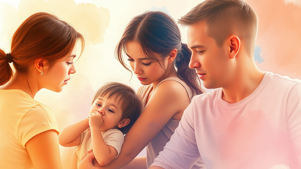 독감 치료 비용 및 부담 완화 (watercolor 스타일)