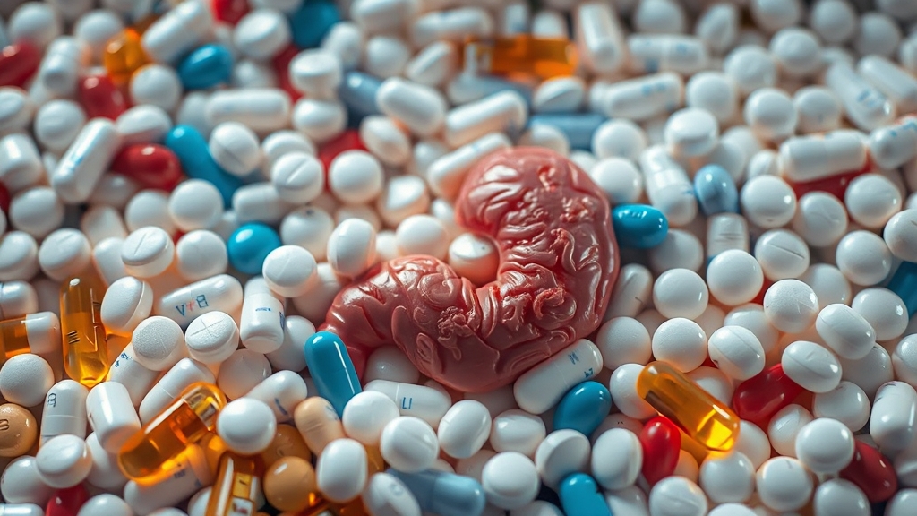 과다 섭취는 금물! 부작용 및 주의사항 (realistic 스타일)