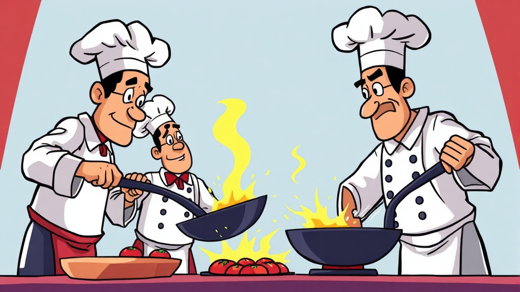 흑백요리사, 왜 성공했을까? (cartoon 스타일)