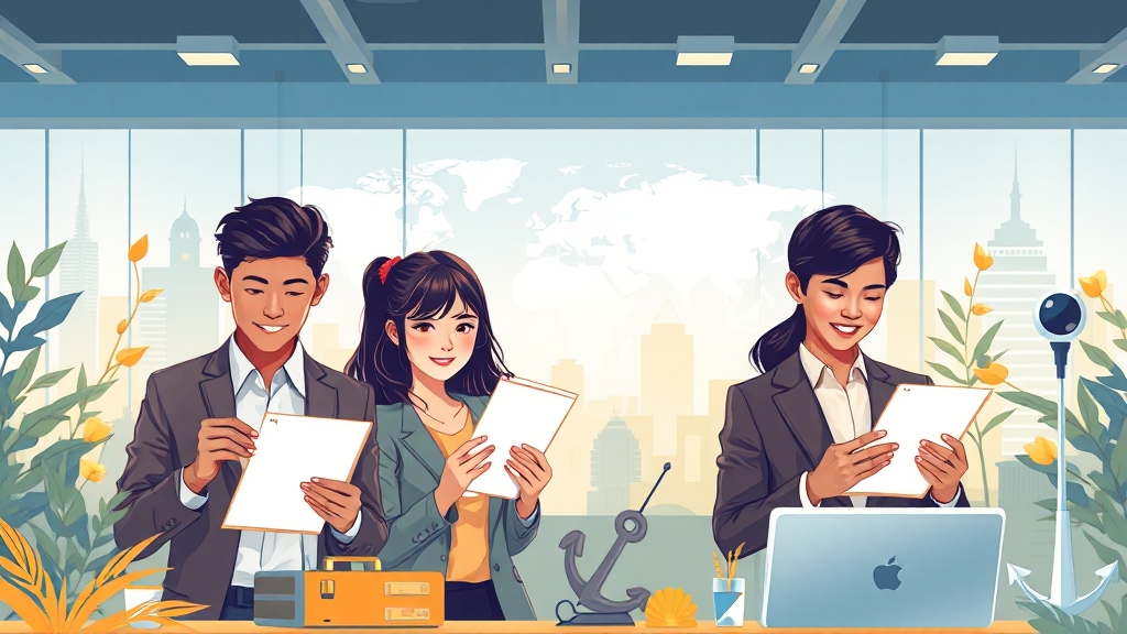 제출 서류 안내 (illustration 스타일)