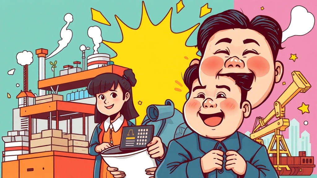 경제계 주요 뉴스 (cartoon 스타일)