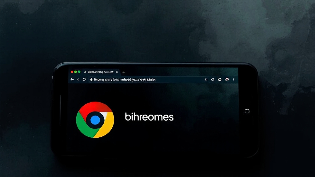 모바일 크롬 다크모드 설정법 (watercolor 스타일)