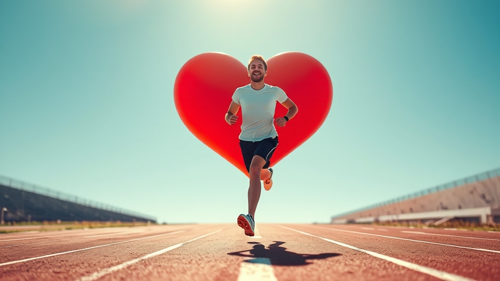 규칙적인 운동, 심장을 튼튼하게 (realistic 스타일)