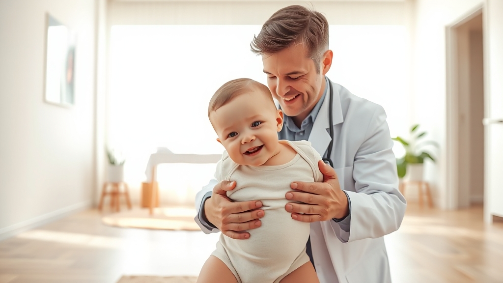 궁금증 해결! 영유아 건강 검진 Q&A (realistic 스타일)