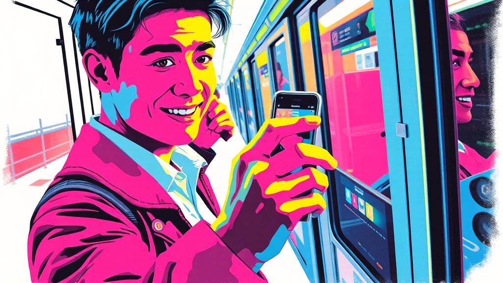 삼성페이 교통카드 사용법 (popart 스타일)