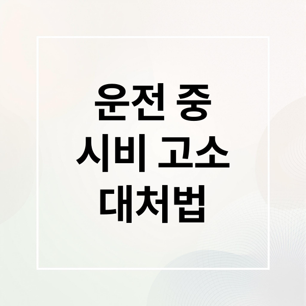 운전 중
시비 고소
대처법 (운전 중 시비 고소 죄목 서류)