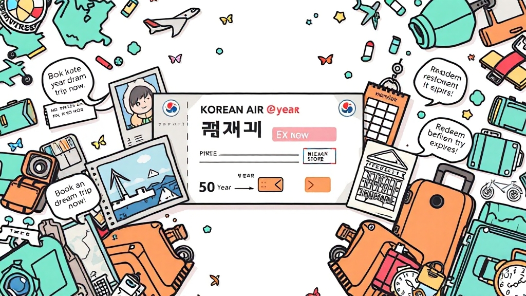 마일리지 소멸 방지와 유효기간 관리 (cartoon 스타일)