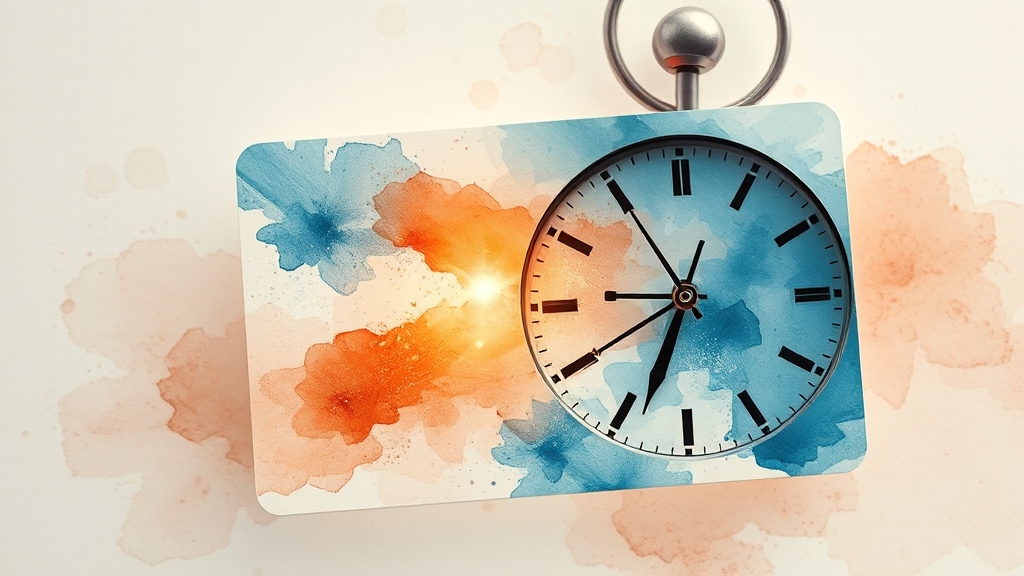 카드 발급, 어떻게 받을까? (watercolor 스타일)